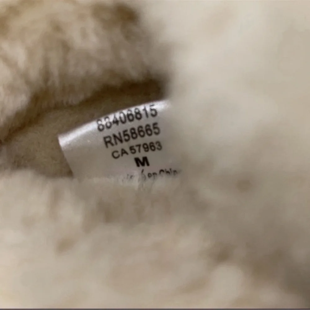 Brand Tucker + Tate genuine shearling with purple and silver sparkles